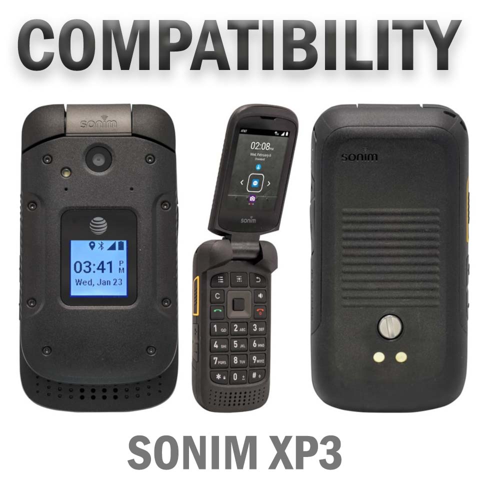 Open Box Sonim XP3 XP3800 8G LTE flip Phone Sprint Cell Phone Black Heavy Duty e